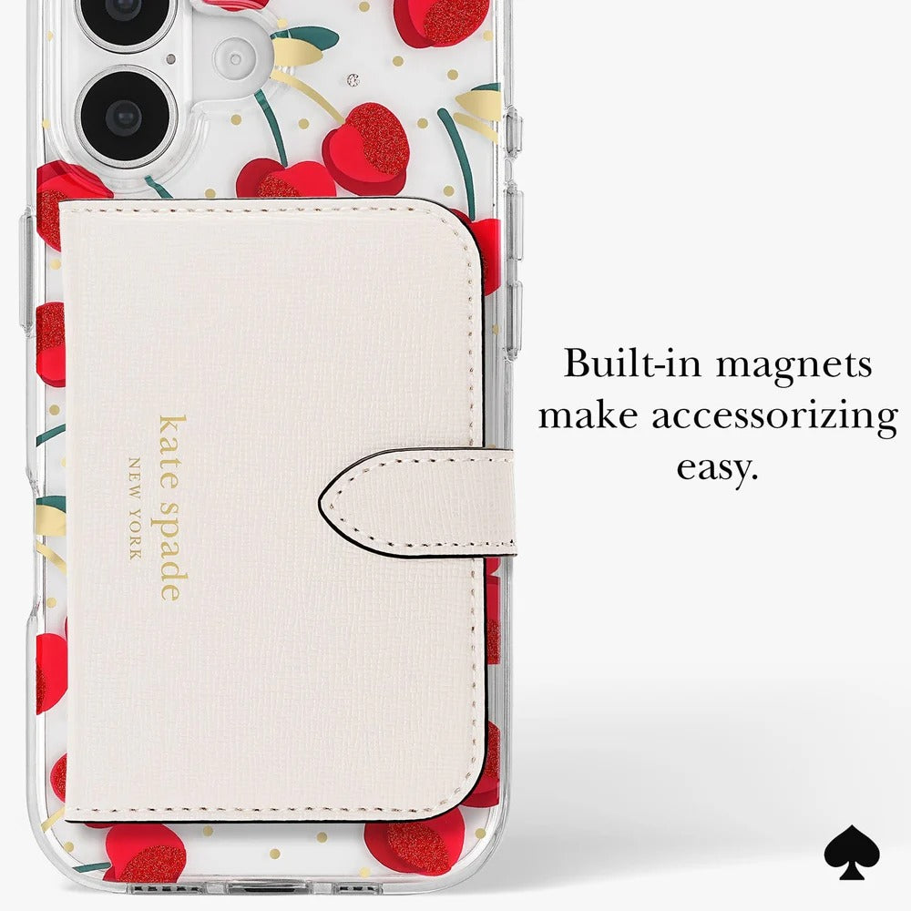 kate spade kate spade case for iphone 17 standard clear in-hand photo