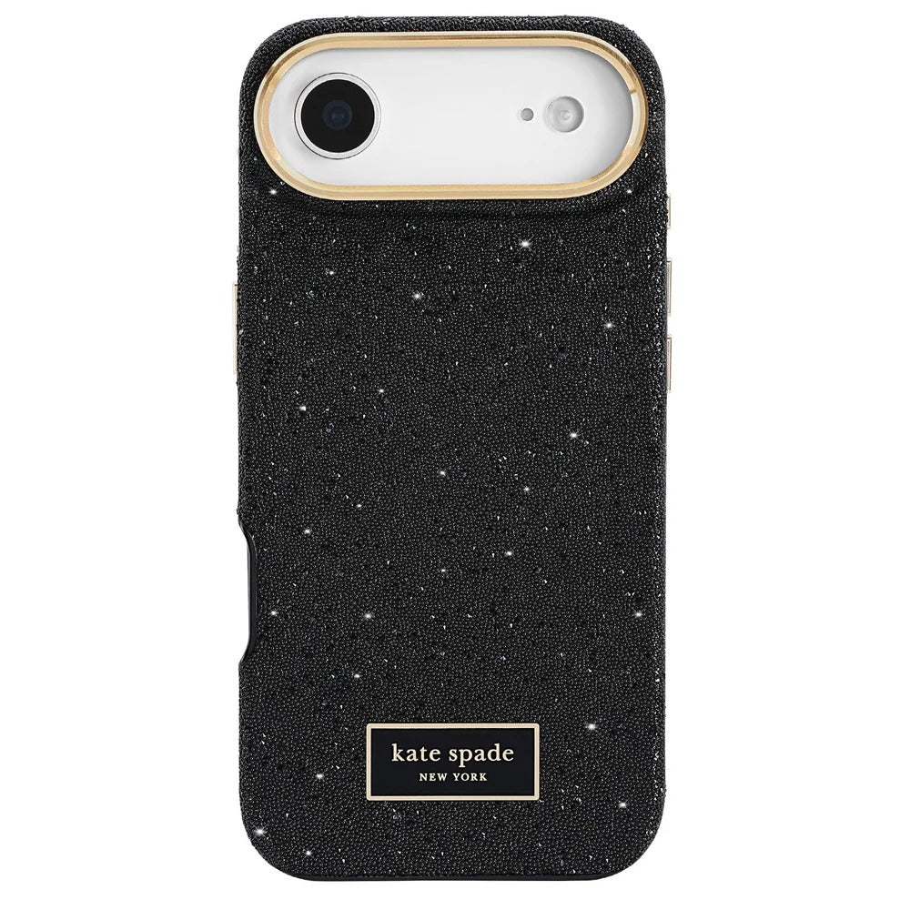 kate spade kate spade case for iphone 17 air black back pattern design