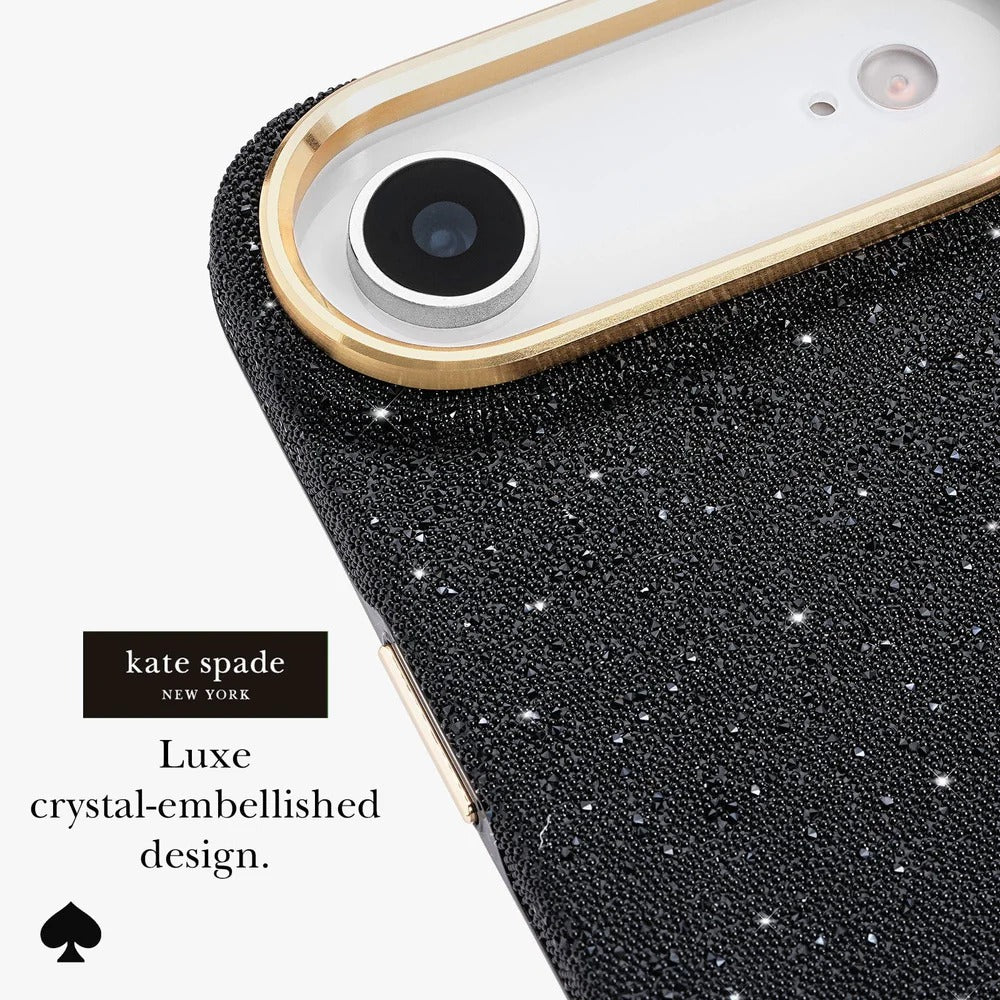 kate spade kate spade case for iphone 17 air black side profile