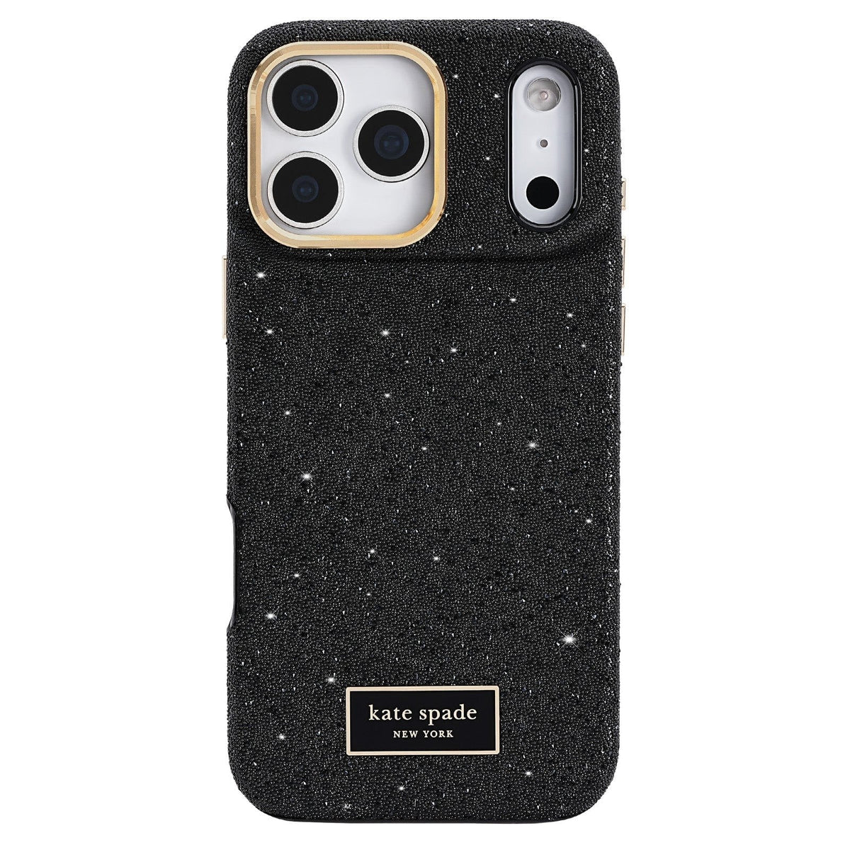 kate spade kate spade case for iphone 17 pro max black front view