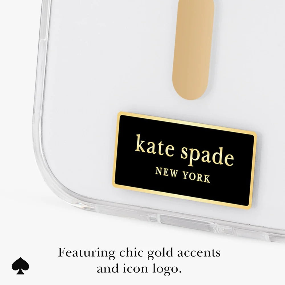 kate spade kate spade case for iphone 17 pro clear in-hand photo
