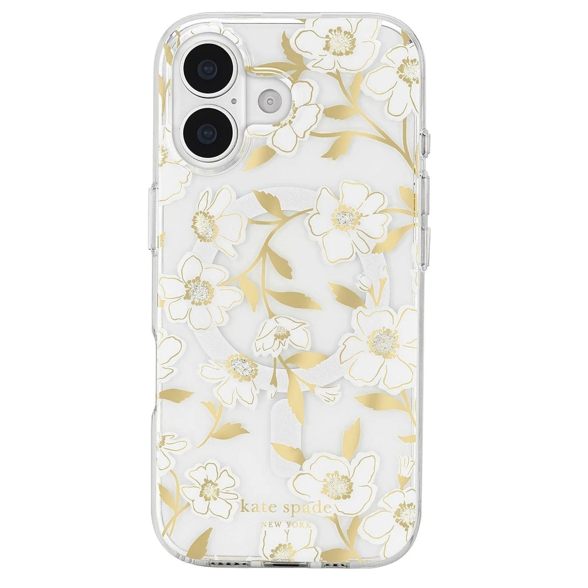 kate spade kate spade case for iphone 17 standard clear back pattern design
