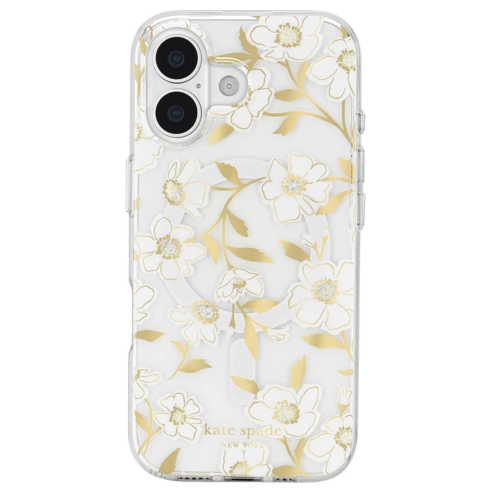 kate spade kate spade case for iphone 17 standard clear back pattern design
