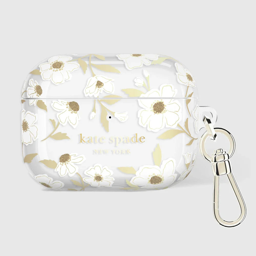 Kate Spade Sunshine Floral with Gold Clip for AirPods Pro 3