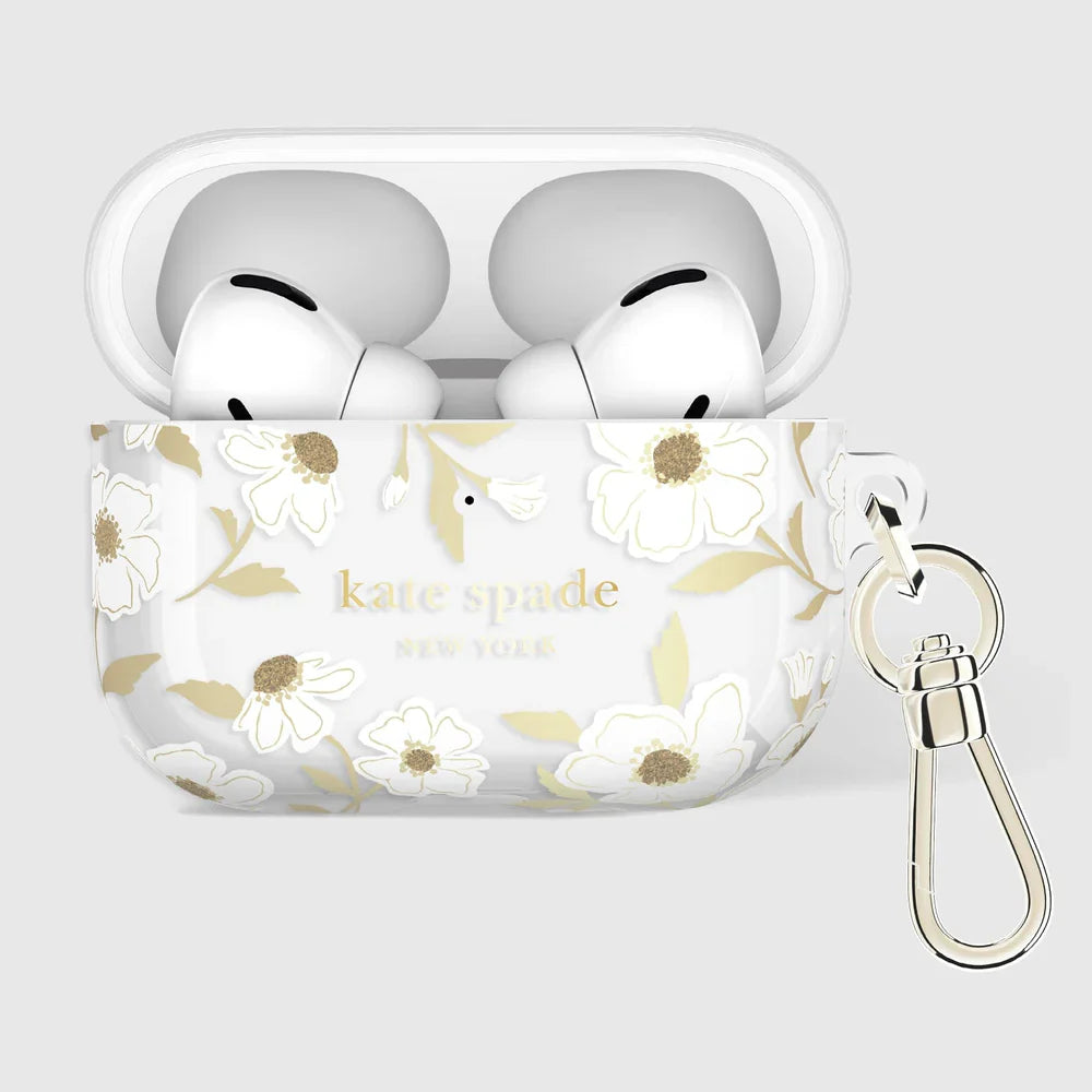 Kate Spade Sunshine Floral with Gold Clip for AirPods Pro 3