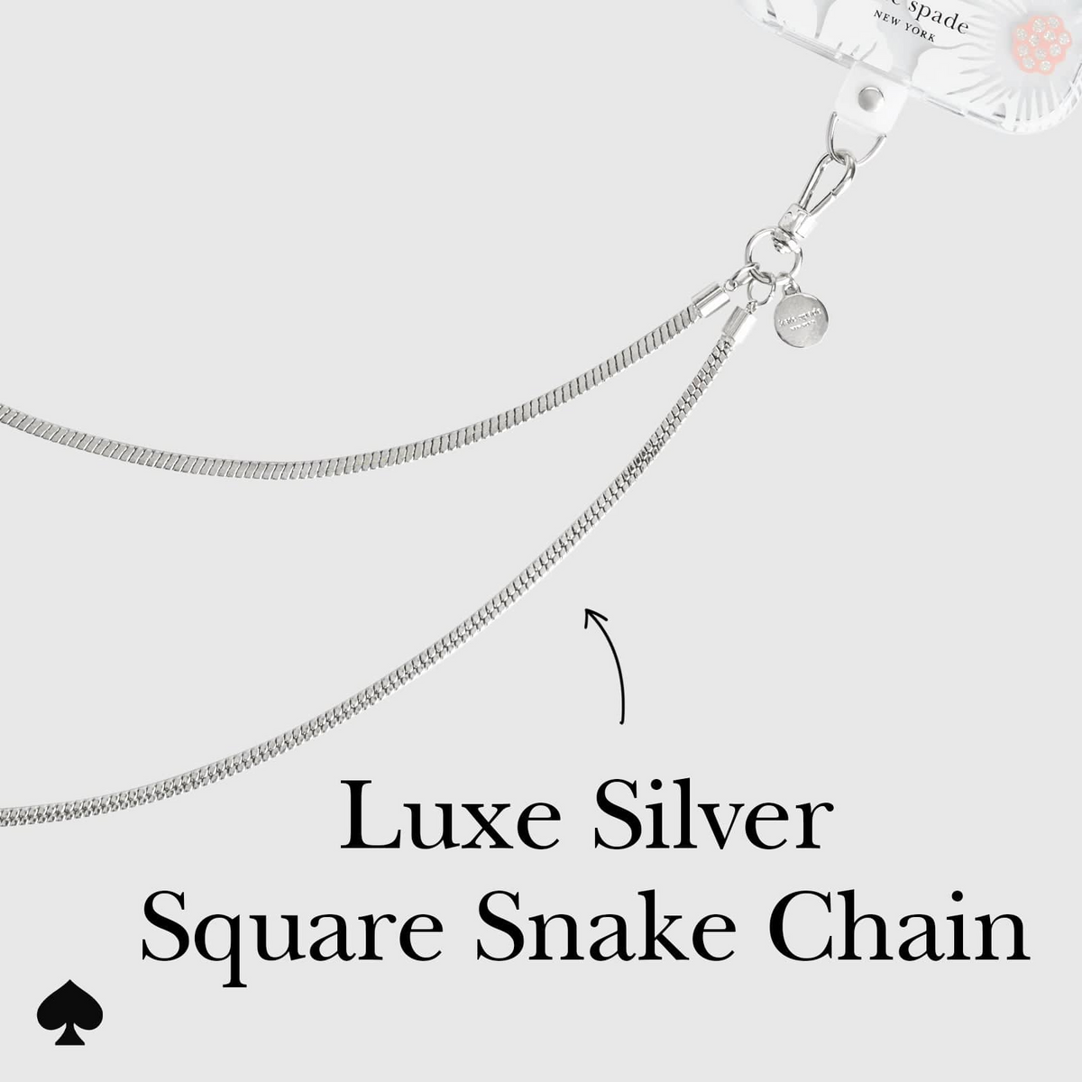 Kate Spade Phone Crossbody - Heart of Silver