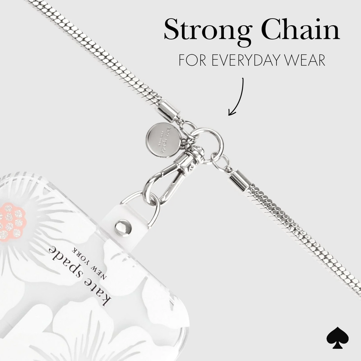 Kate Spade Phone Crossbody - Heart of Silver