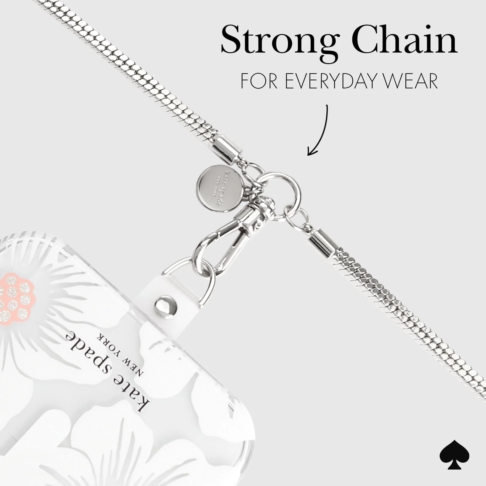 Kate Spade Phone Crossbody - Heart of Silver