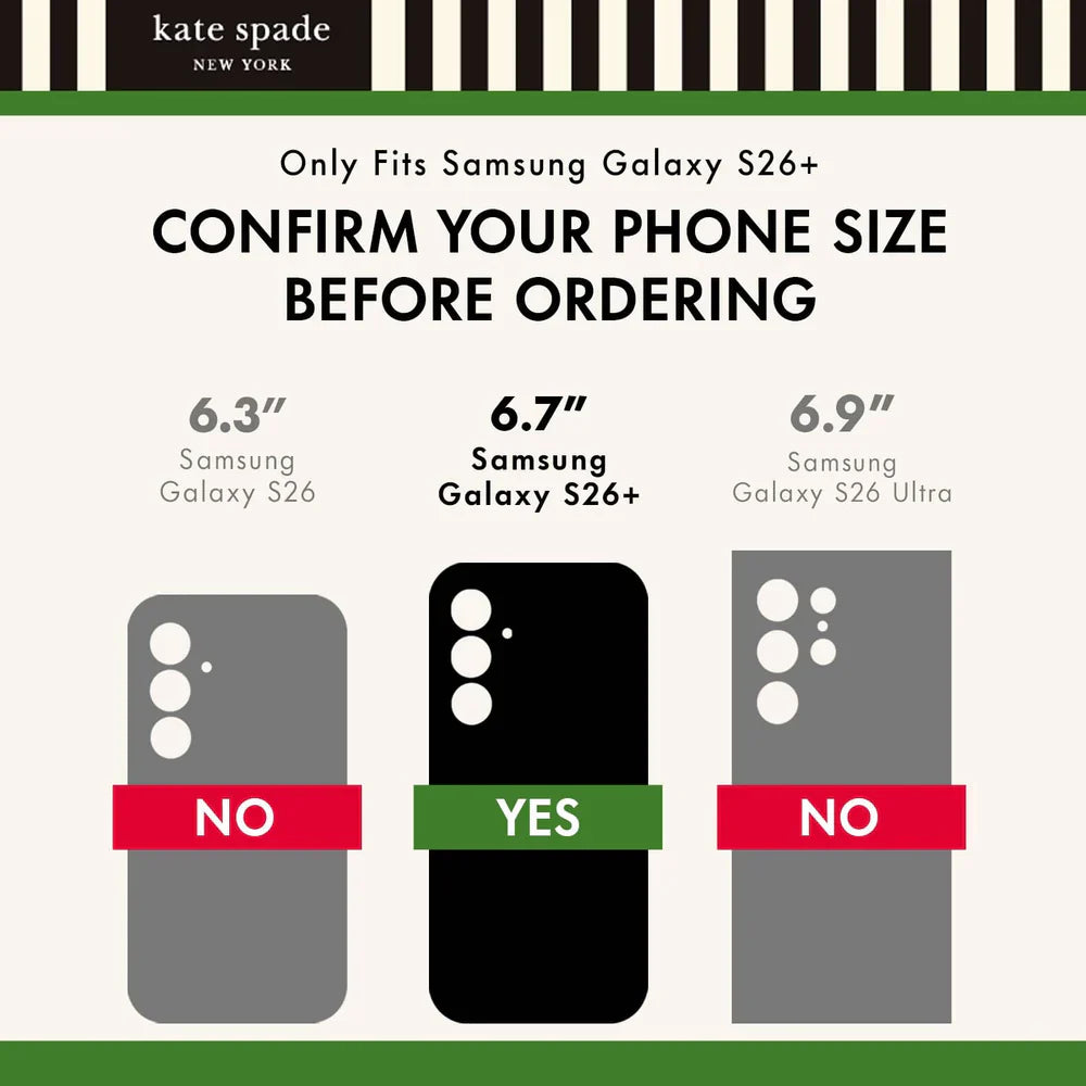 Kate Spade Flowerbed Magnet Case Samsung S26 Plus