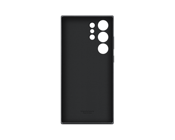 Samsung Official Leather Back Case S23 Ultra 6.8 inch - Black