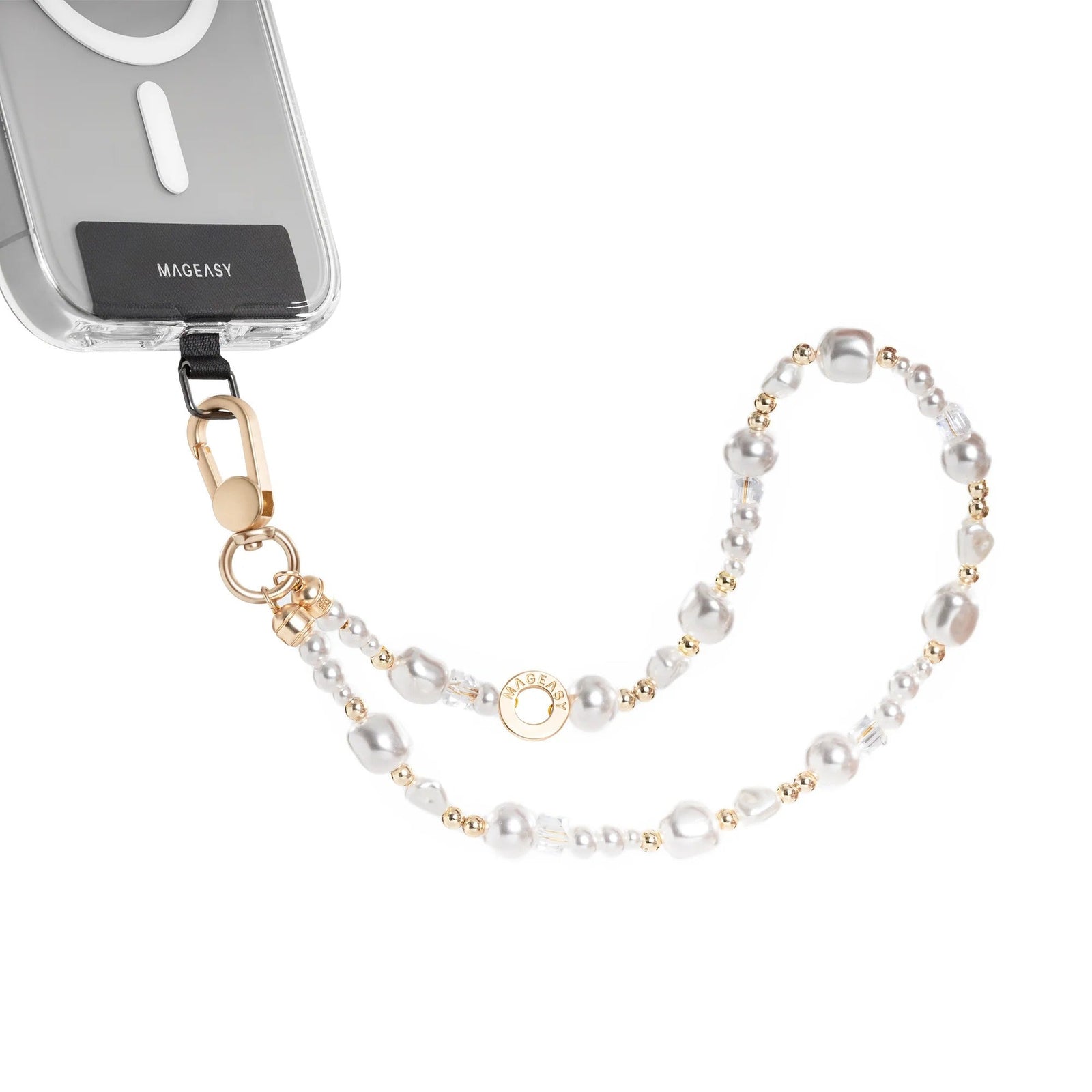 Mageasy Pearl iPhone Wrist Strap - Snap Hook - Mac Addict