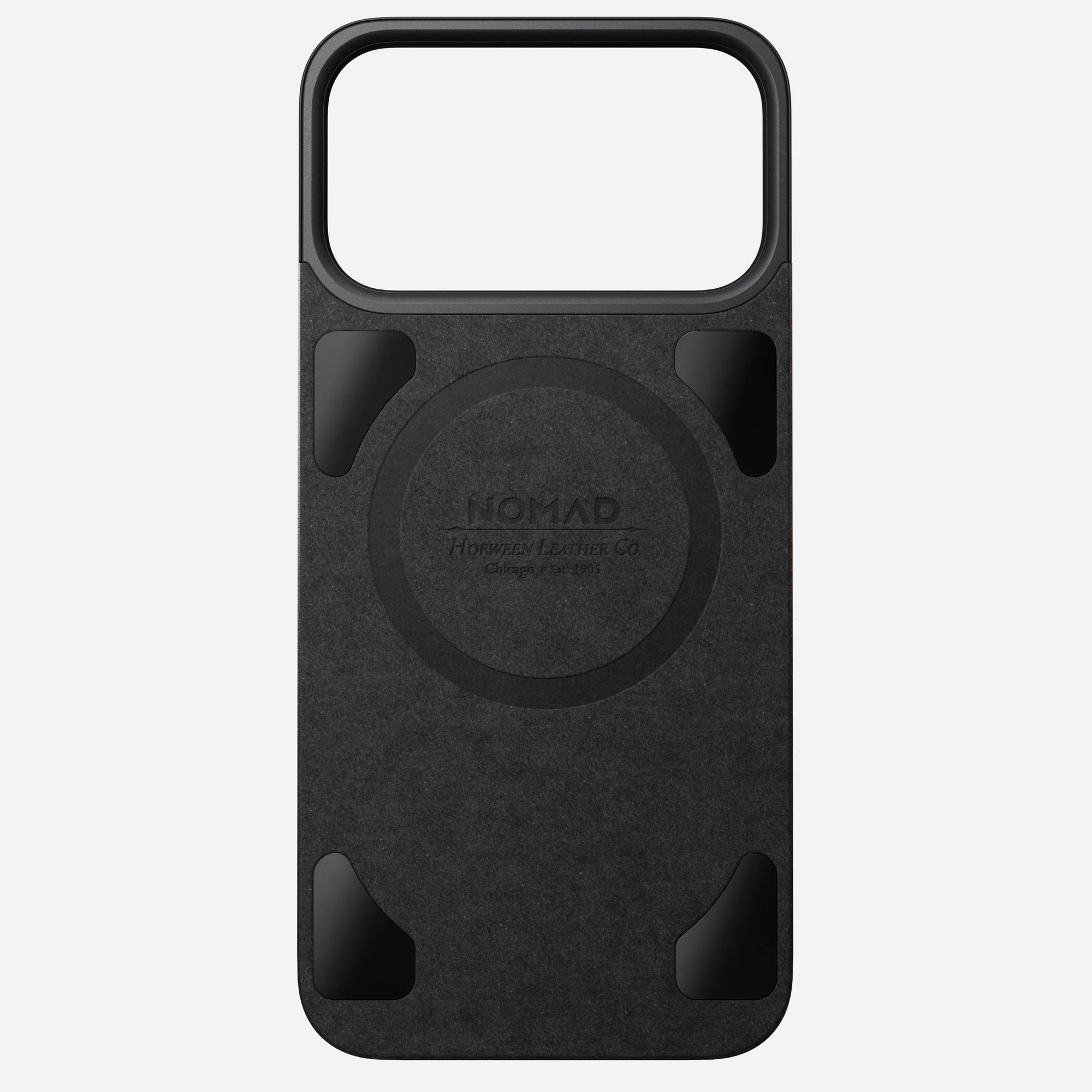 nomad horween case for iphone 17 pro black patina finish