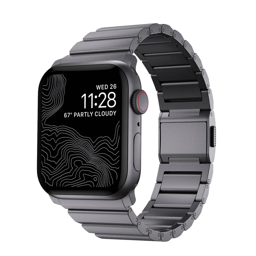 Nomad Aluminium Band for Apple Watch 45/49 mm - Space Grey