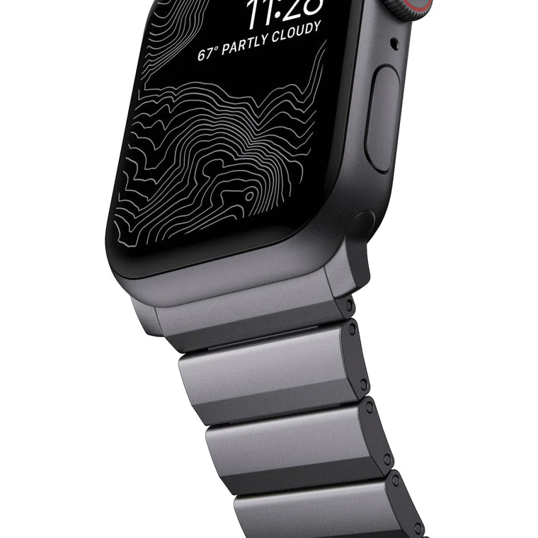 Nomad Aluminium Band for Apple Watch 45/49 mm - Space Grey