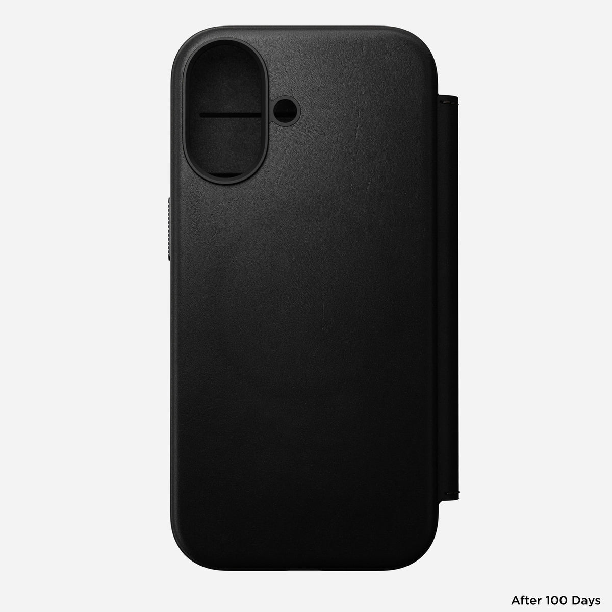 nomad folio folio case for iphone 17 black stand mode