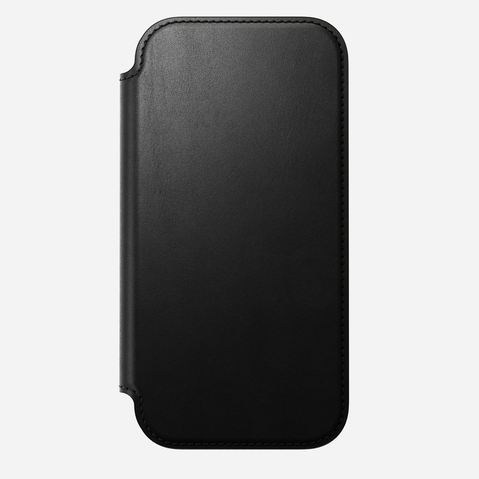 nomad folio folio case for iphone 17 black front cover