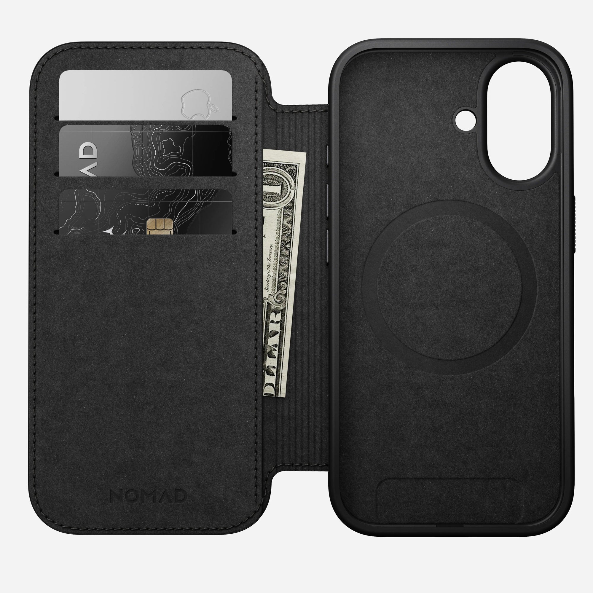 nomad folio folio case for iphone 17 brown back protection