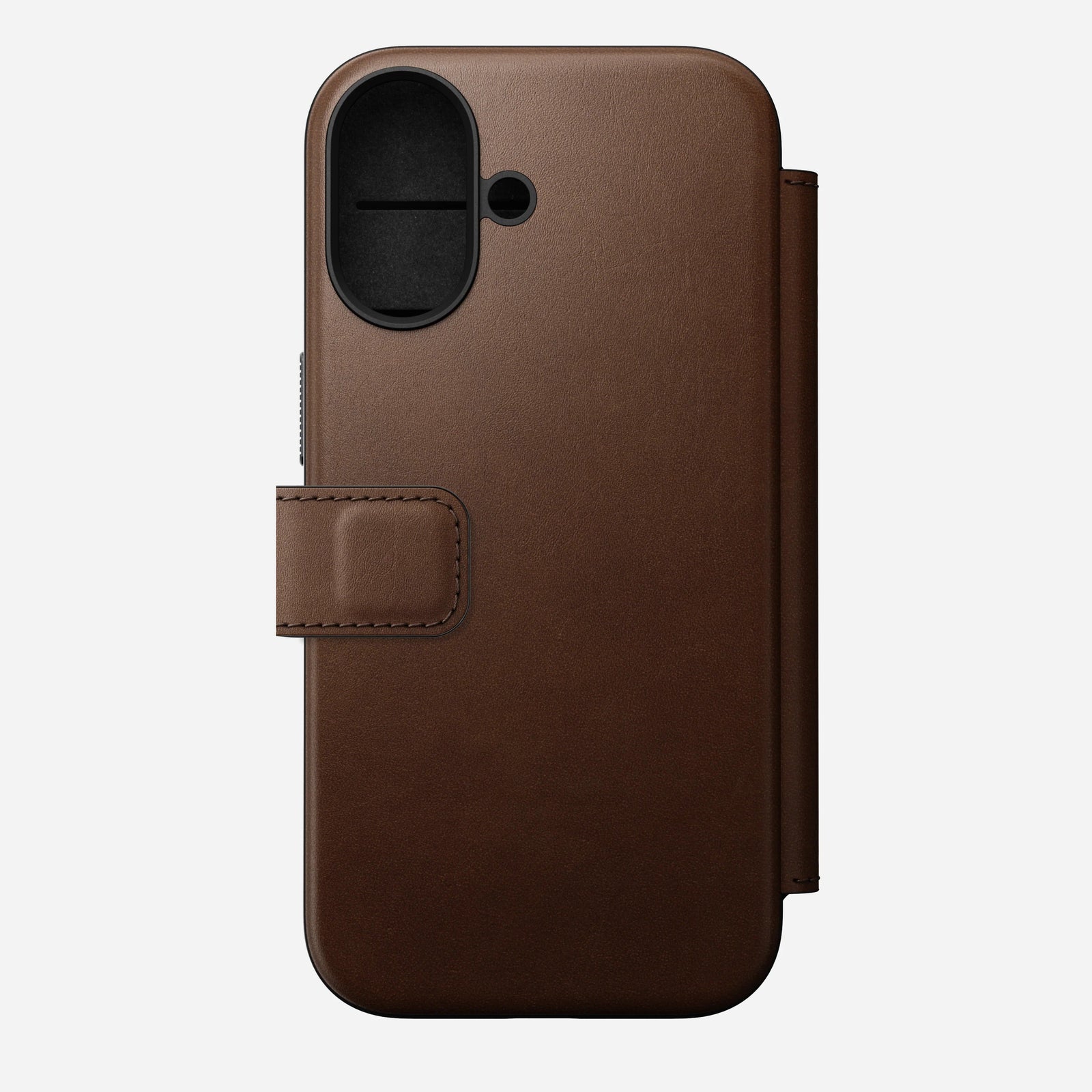 nomad folio folio case for iphone 17 brown magnetic latch