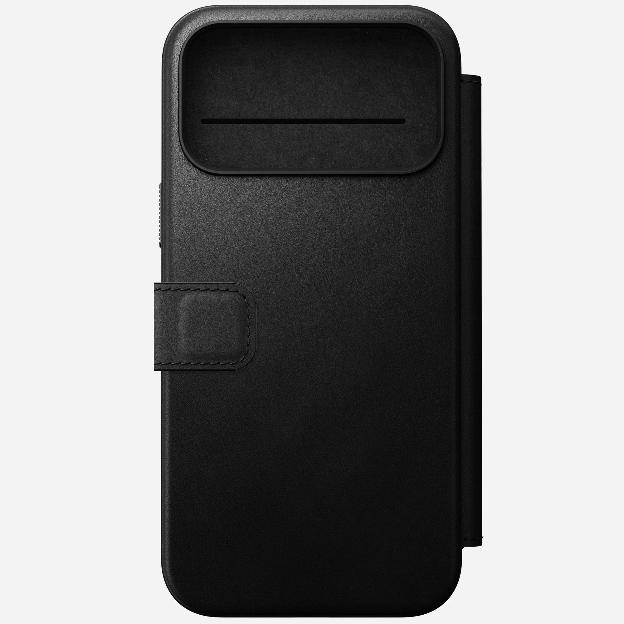 nomad folio folio case for iphone 17 pro black inside card slots