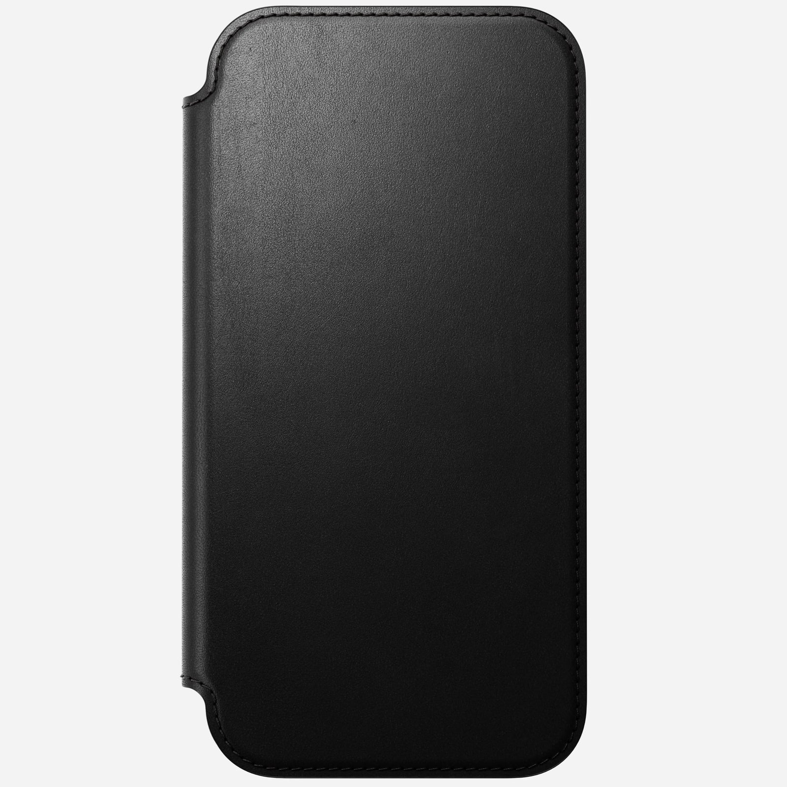 nomad folio folio case for iphone 17 pro black front cover