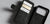 nomad folio folio case for iphone 17 pro black leather grain closeup