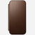 nomad folio folio case for iphone 17 pro brown front cover