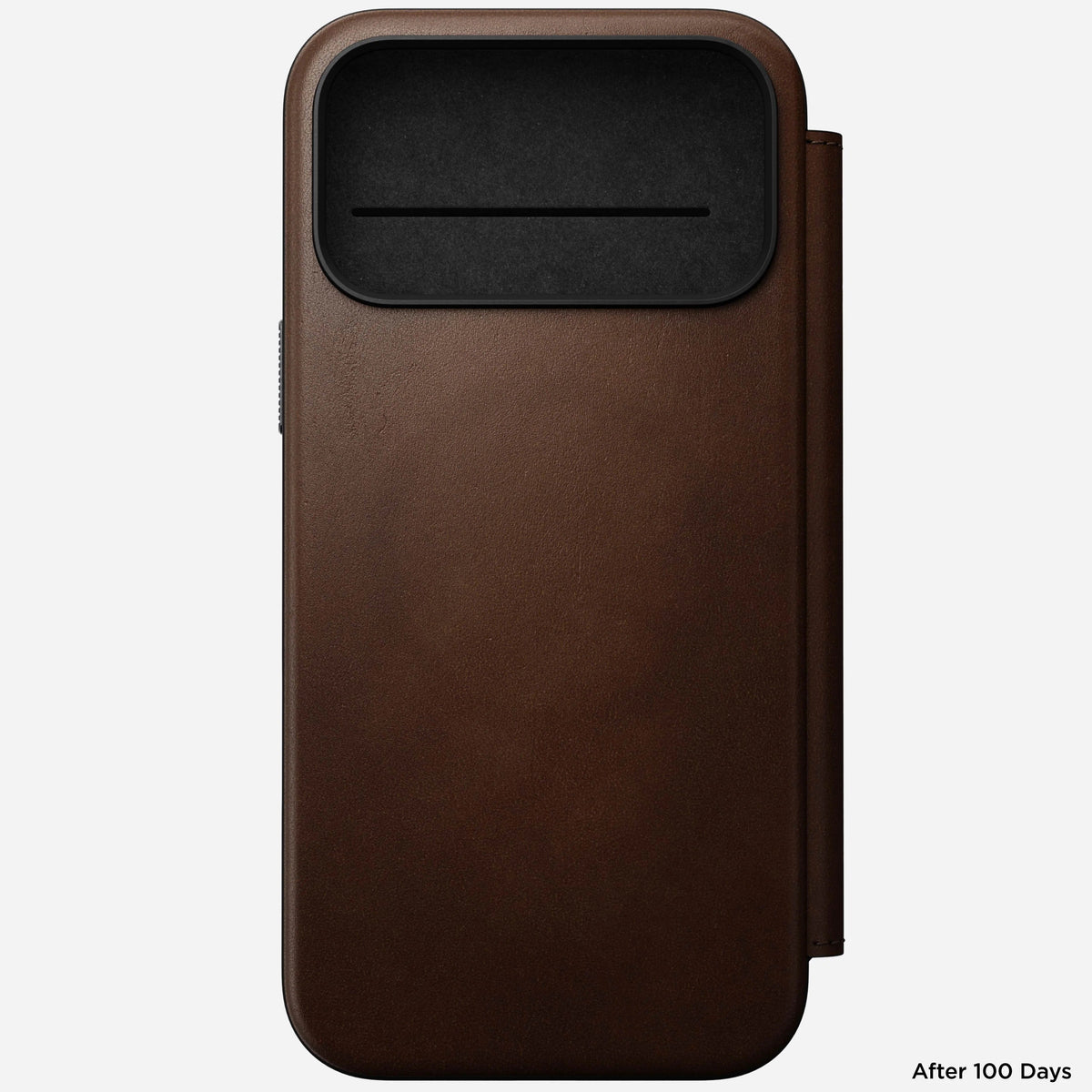 nomad folio folio case for iphone 17 pro max brown back protection