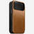 nomad folio folio case for iphone 17 pro english tan inside card slots