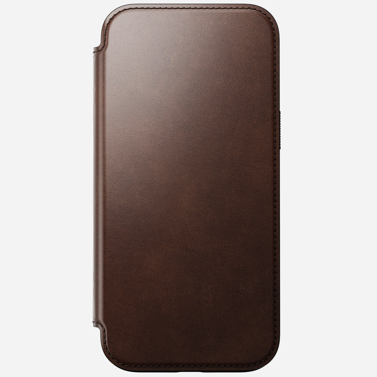 Nomad Horween Premium Leather Folio Case iPhone 16 Pro 6.3 - Brown