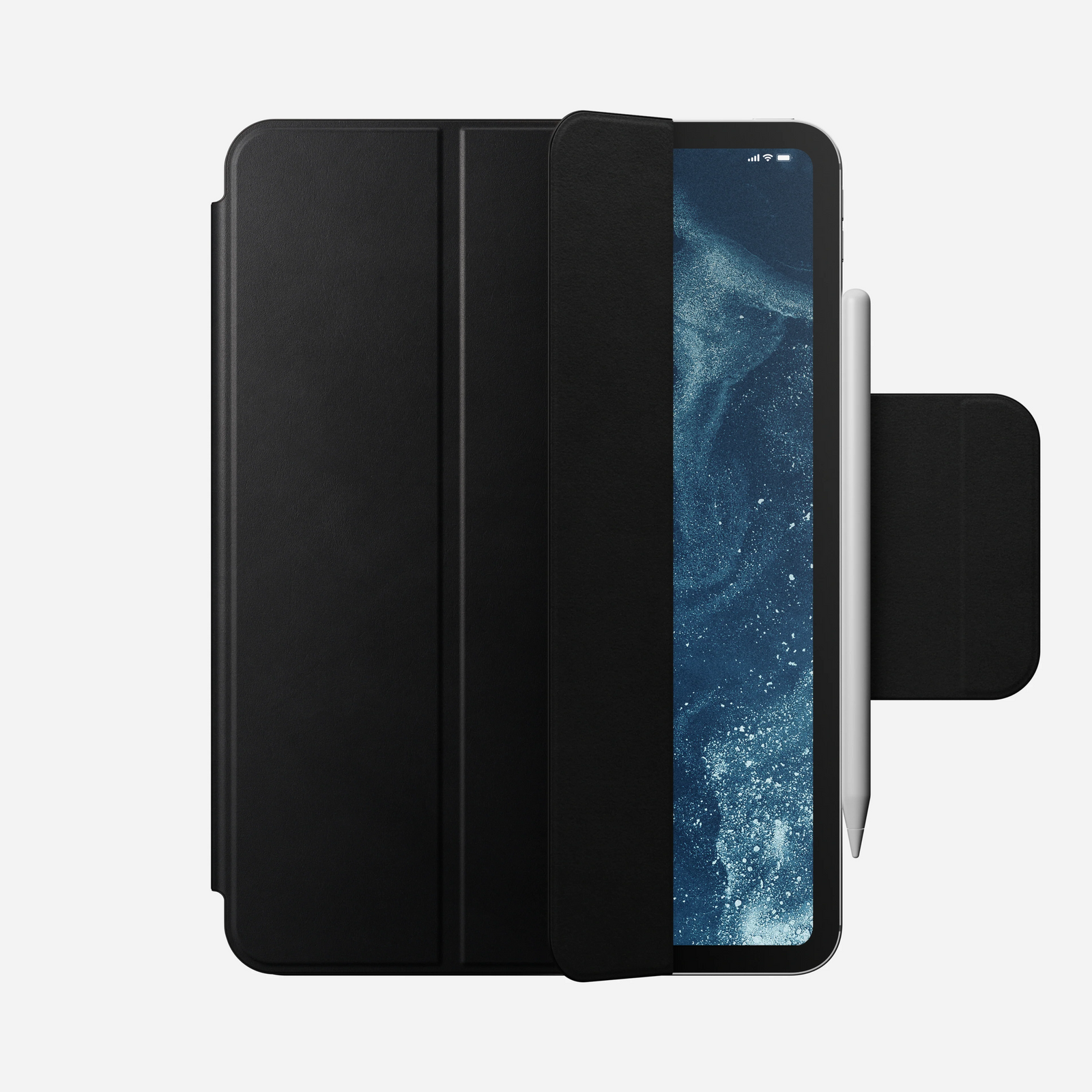 Nomad Premium Leather Folio Case for iPad Pro 13 M4 2024 - Black
