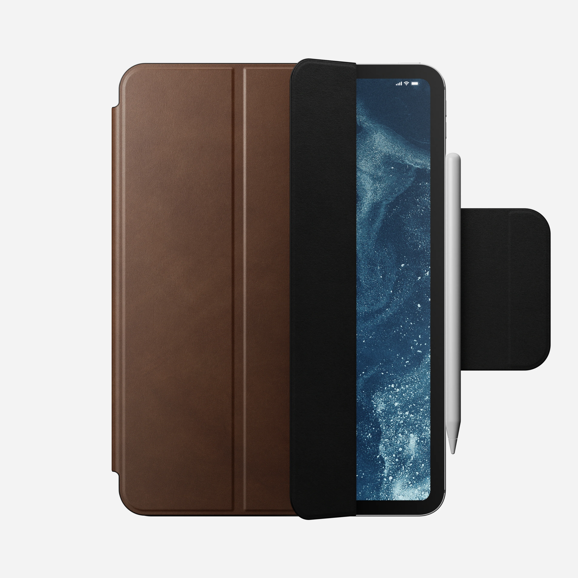 Nomad Premium Leather Folio Case for iPad Pro 11 M4 2024 - Brown