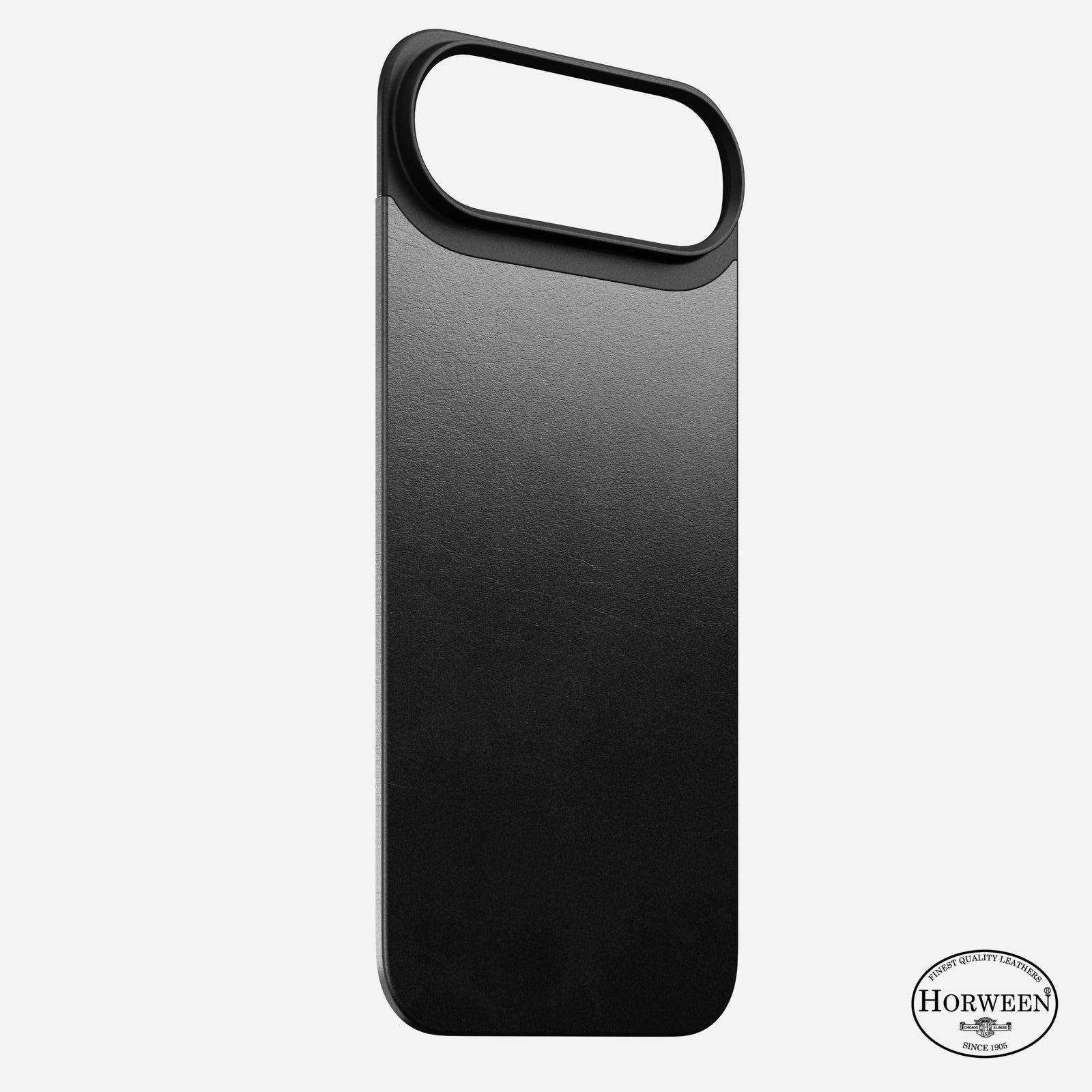 nomad horween case for iphone 17 air black front view