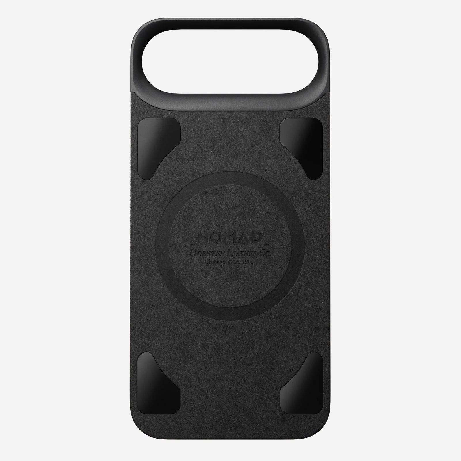 nomad horween case for iphone 17 air black side profile