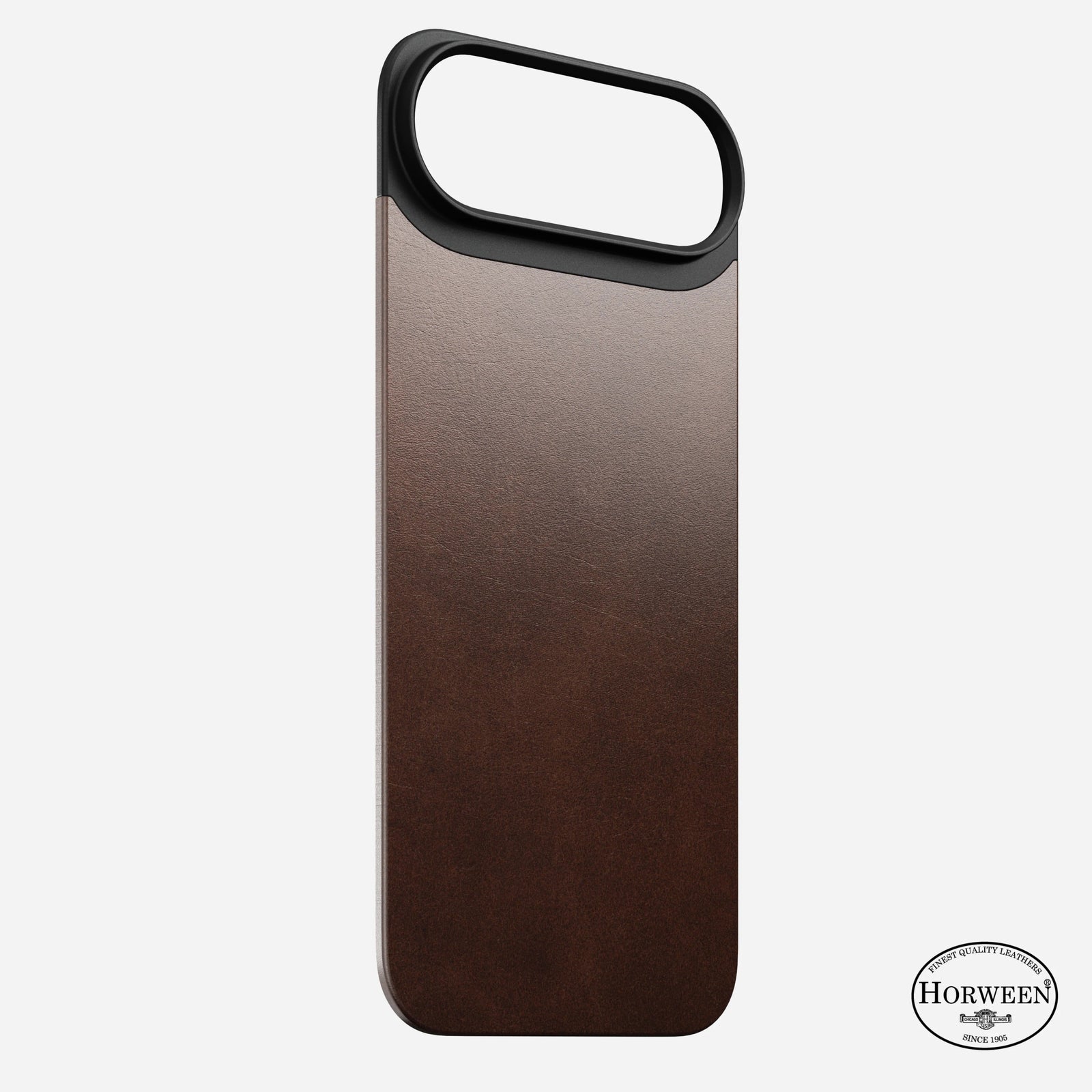 nomad horween case for iphone 17 air brown buttons detail