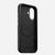 nomad modern leather case for iphone 17 black side profile