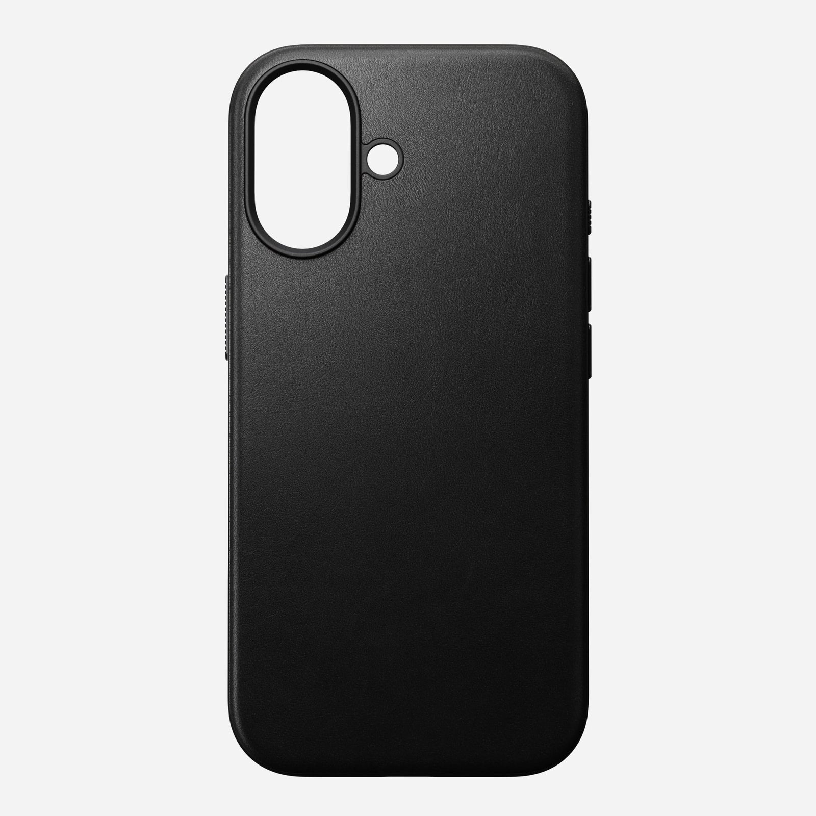 nomad modern leather case for iphone 17 black magnetic charging