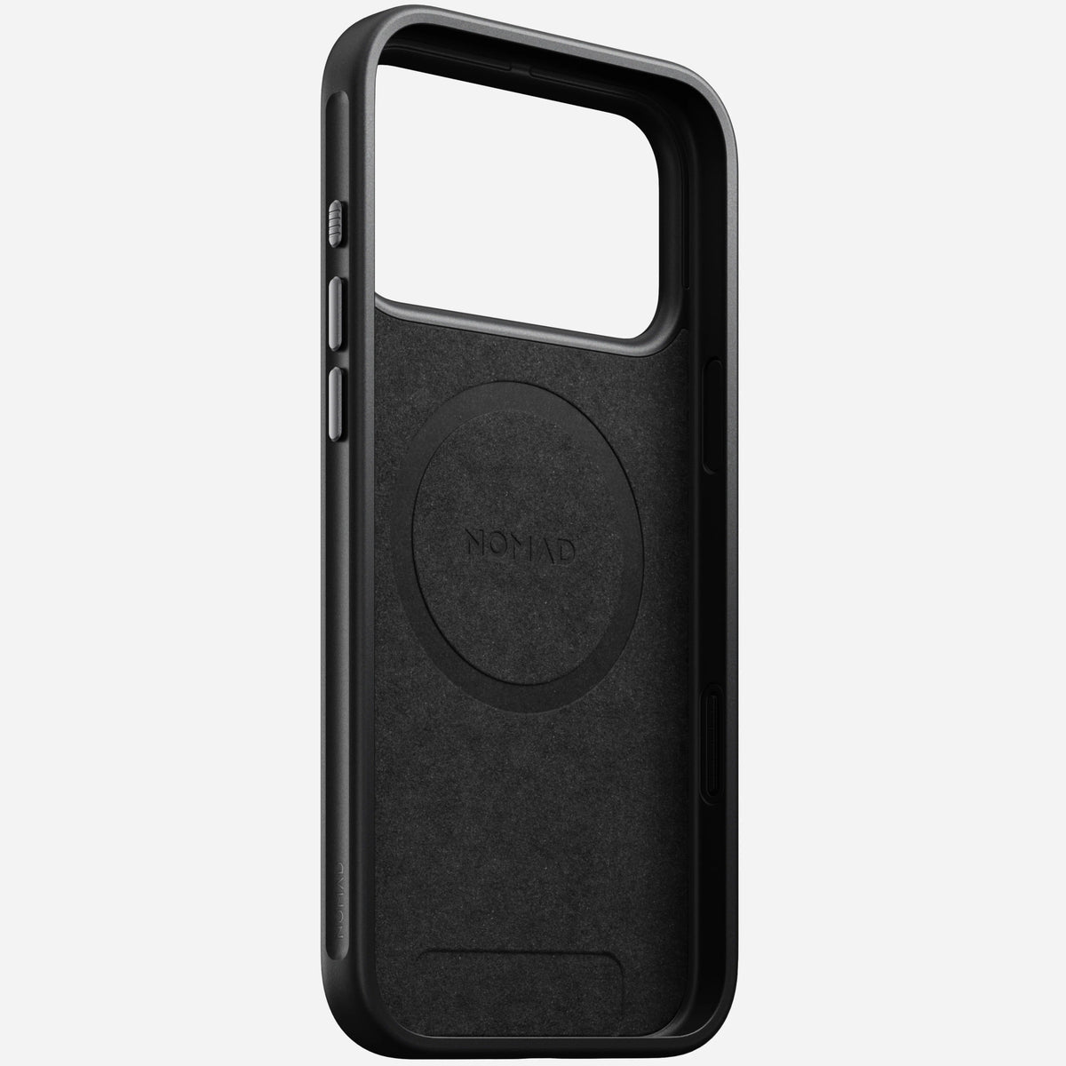 nomad modern leather case for iphone 17 pro black back protection