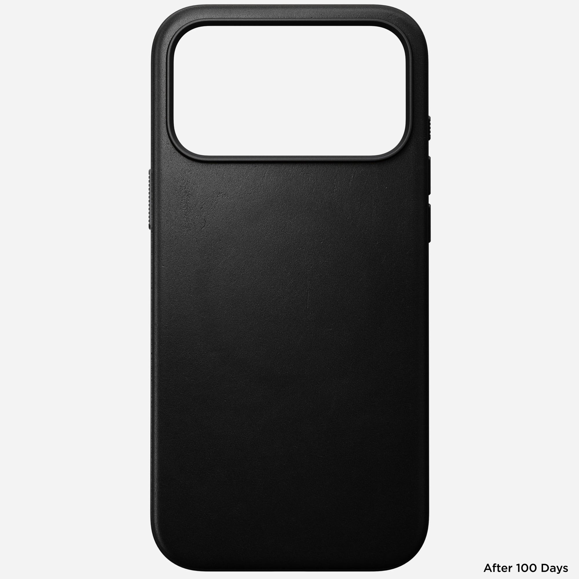 nomad modern leather case for iphone 17 pro max black grippy sides