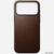 nomad modern leather case for iphone 17 pro max brown magnetic charging