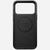 nomad modern case for iphone 17 pro rustic brown leather grain closeup