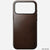 nomad modern case for iphone 17 pro rustic brown patina finish