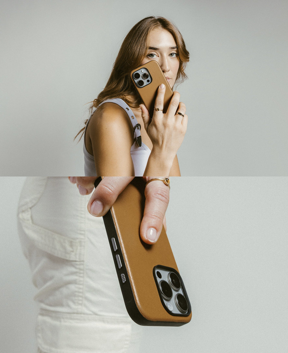 Nomad Modern Leather Case for iPhone 16 Pro 6.3 - English Tan