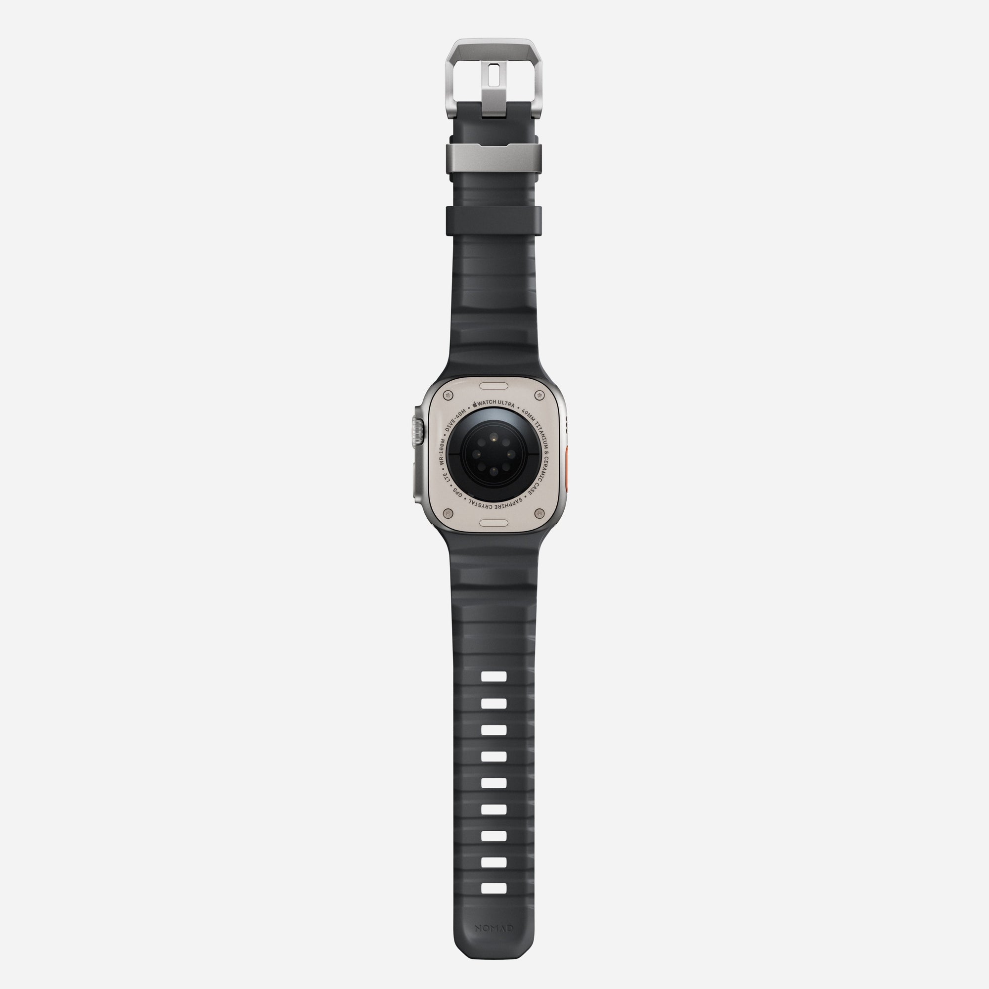 Nomad Rocky Point Band for Apple Watch 42-49 & Ultra 1 / 2 - Storm (Natural Hardware)