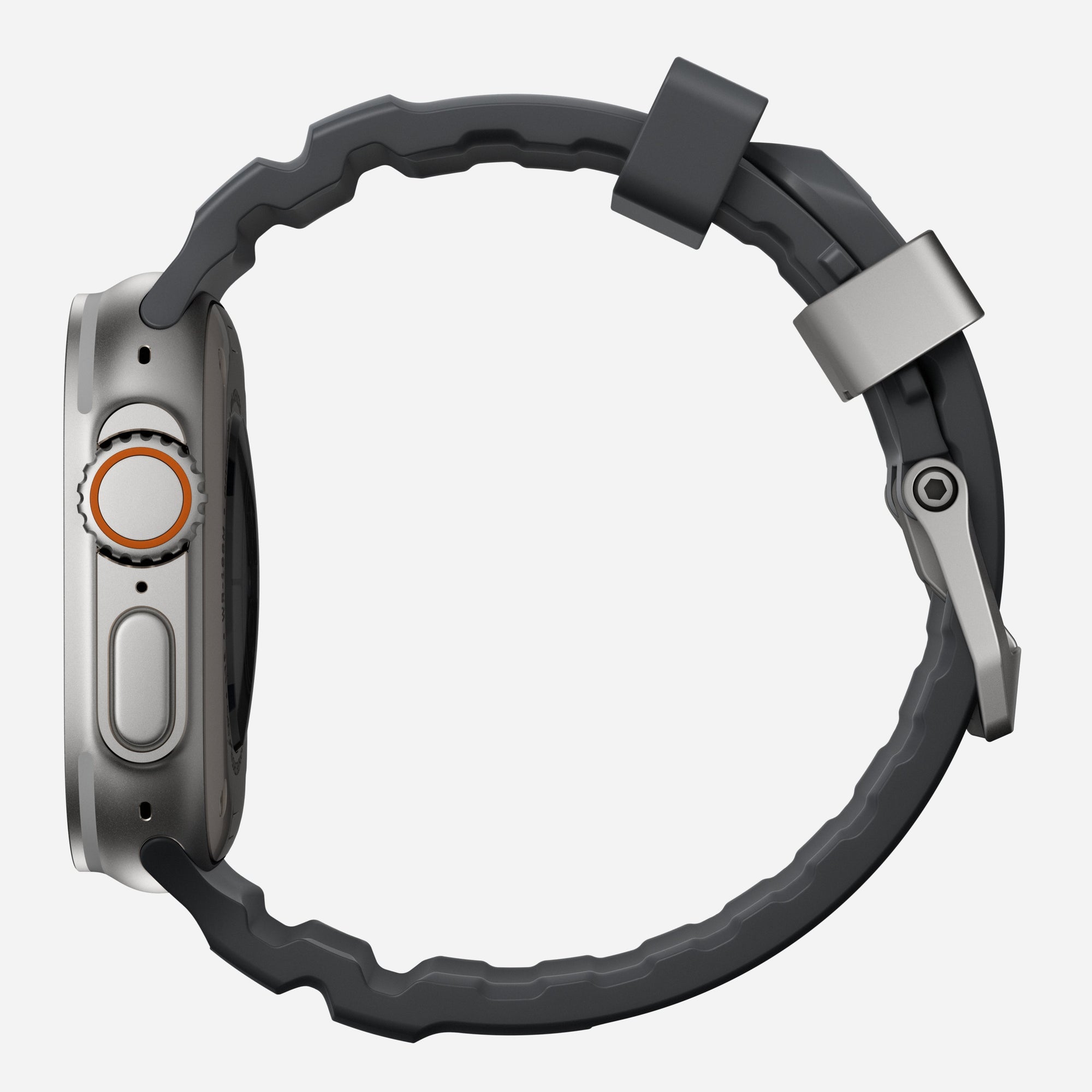 Nomad Rocky Point Band for Apple Watch 42-49 & Ultra 1 / 2 - Storm (Natural Hardware)