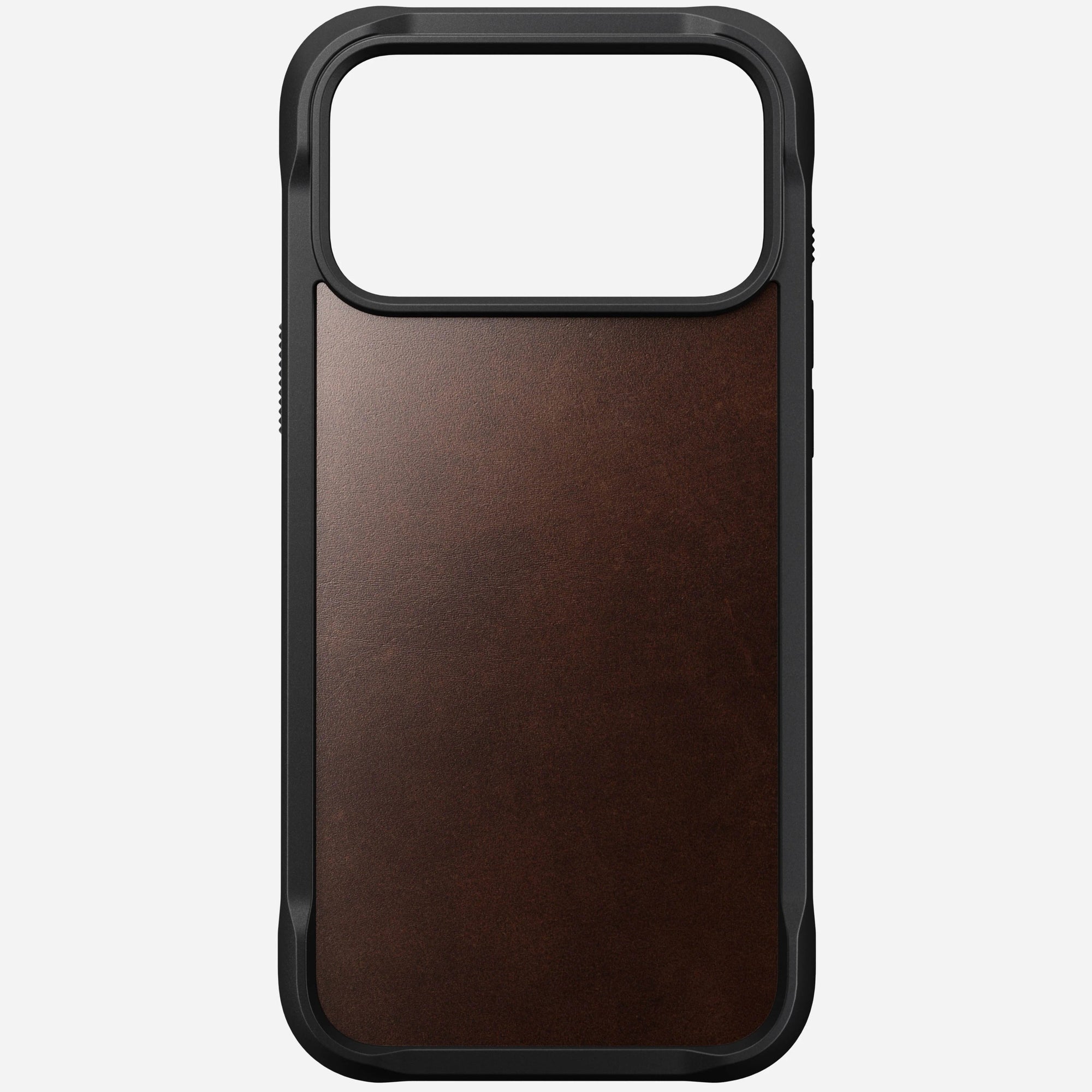 nomad rugged case for iphone 17 pro rustic brown front view