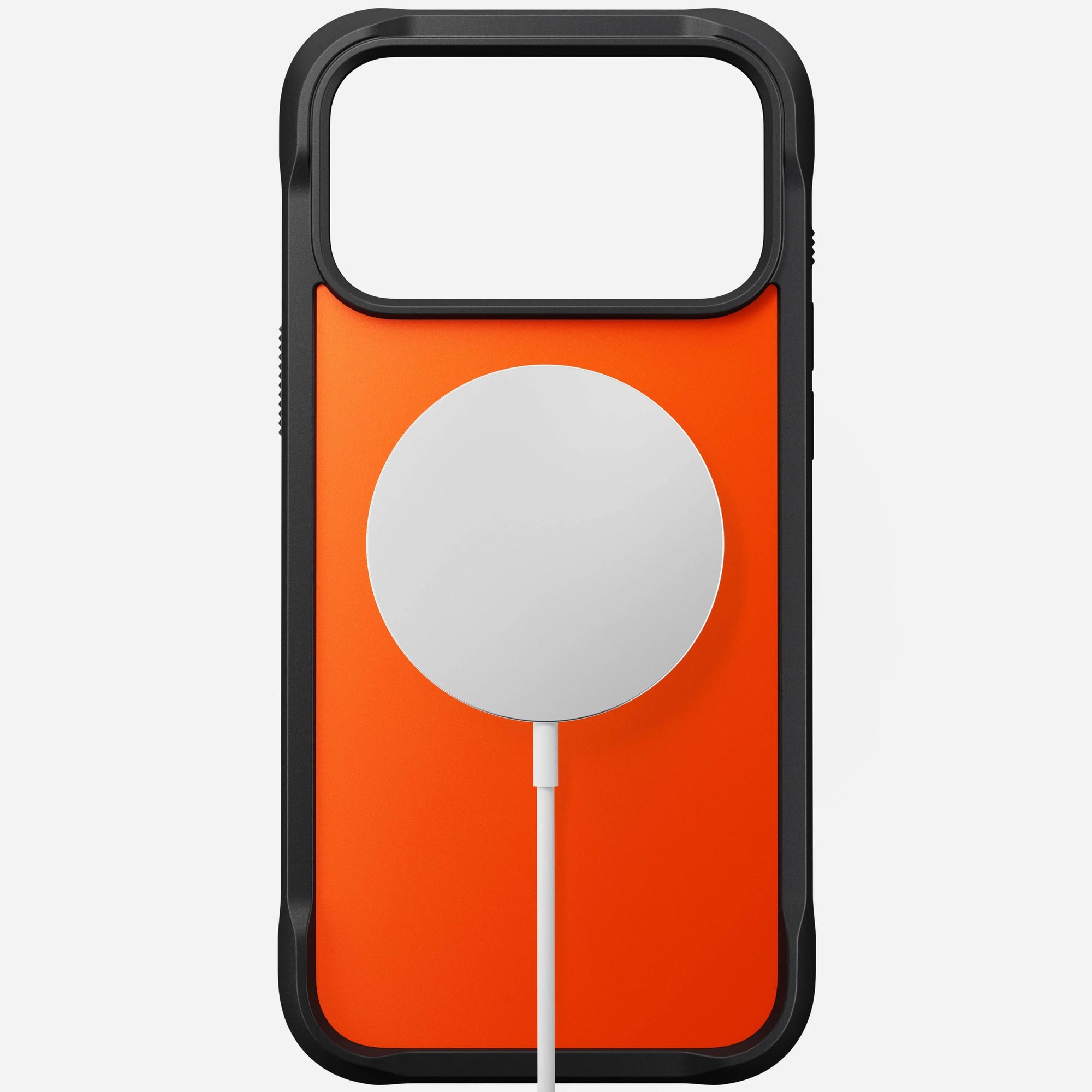 nomad rugged case for iphone 17 pro max ultra orange side profile