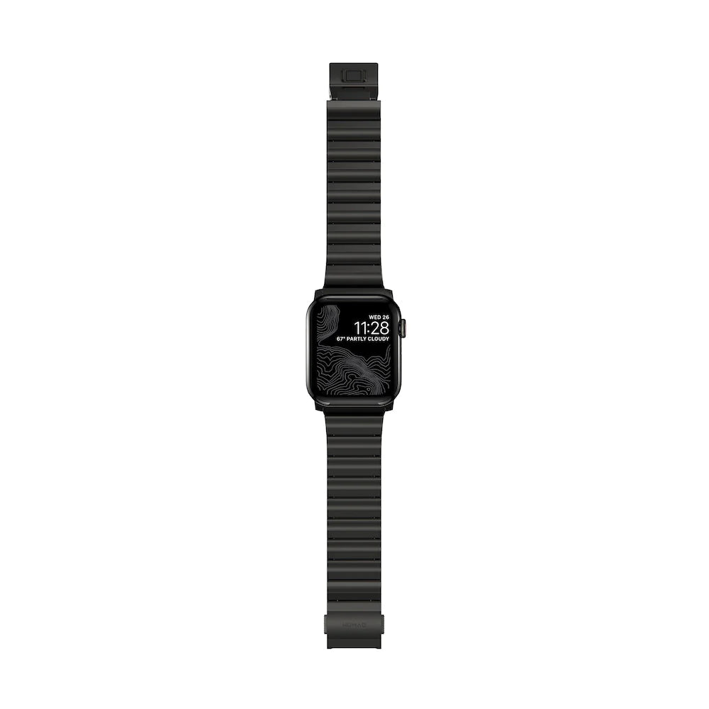 Nomad Stainless Steel Band for Apple Watch 42/44/45mm - Graphite