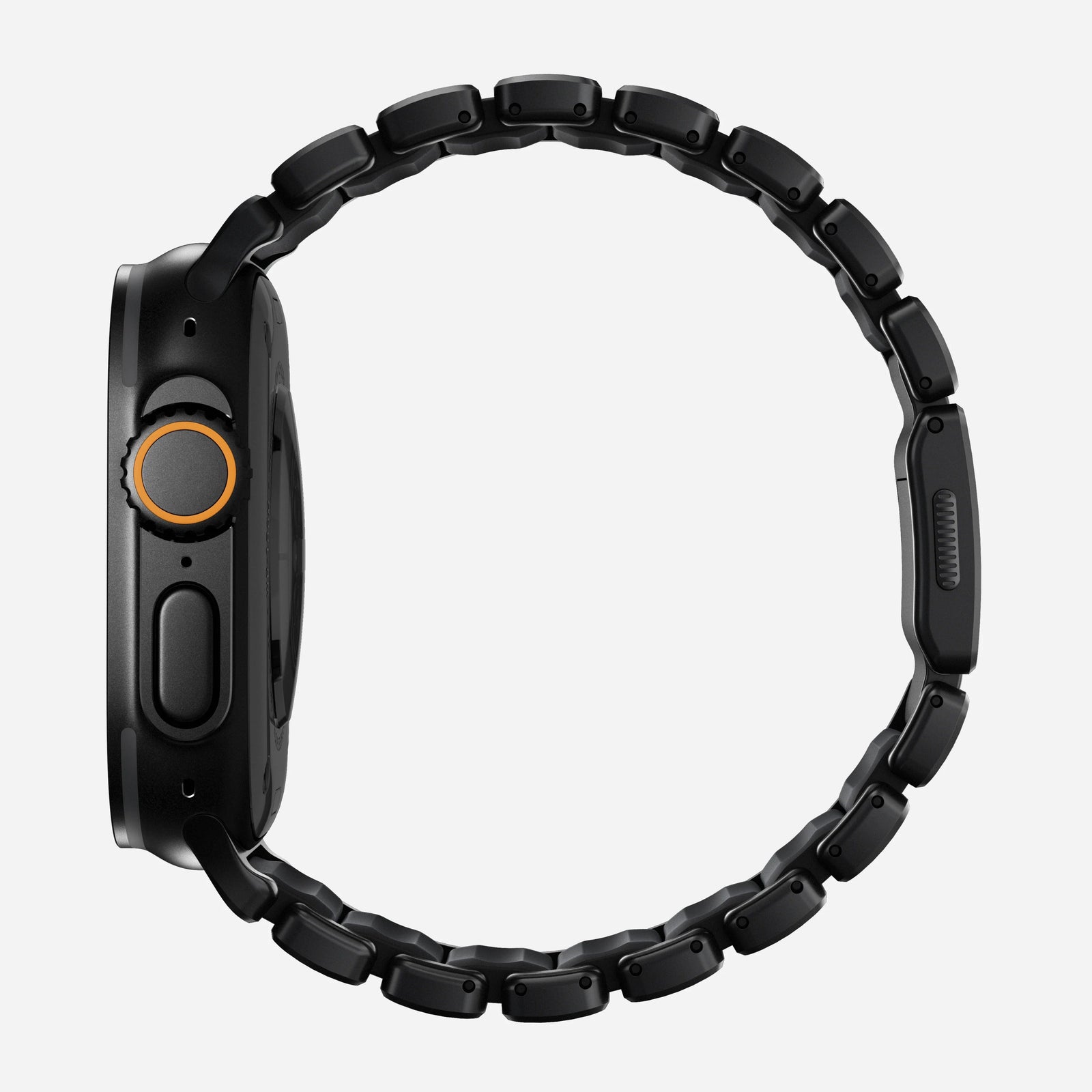 Nomad Stratos Titanium Apple Watch Ultra 1 - 3 / 42-49mm / Series 1-11 & SE - Black / Black - Mac Addict
