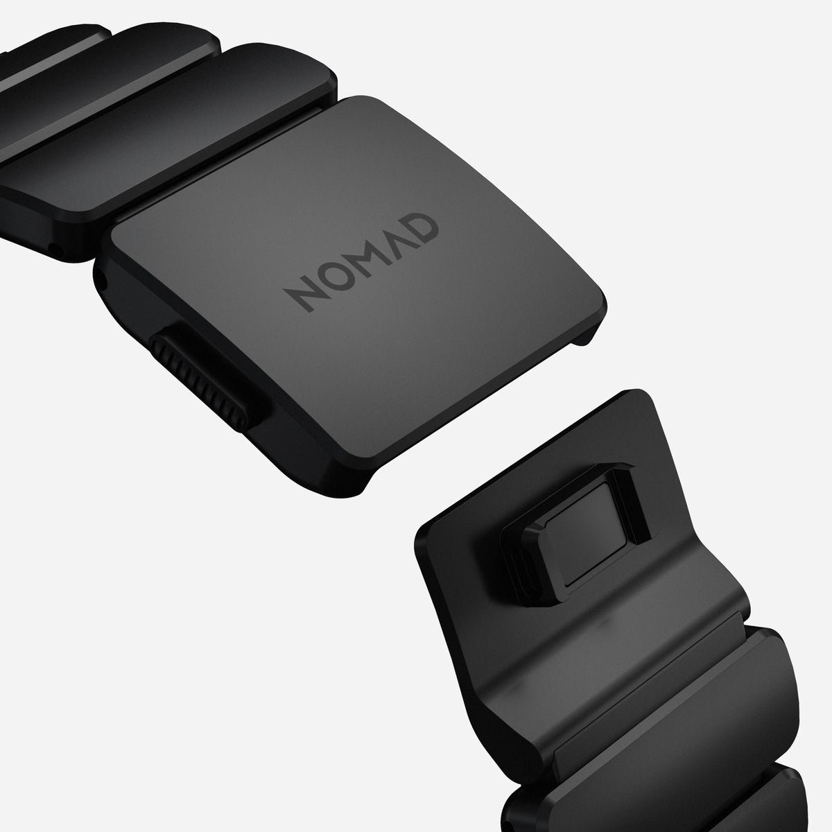 Nomad Stratos Titanium Apple Watch Ultra 1 - 3 / 42-49mm / Series 1-11 & SE - Black / Black - Mac Addict