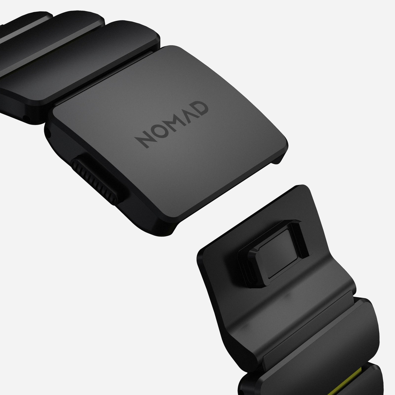 Nomad Stratos Titanium Apple Watch Ultra 1 - 3 / 42-49mm / Series 1-11 & SE - Black / Volt - Mac Addict